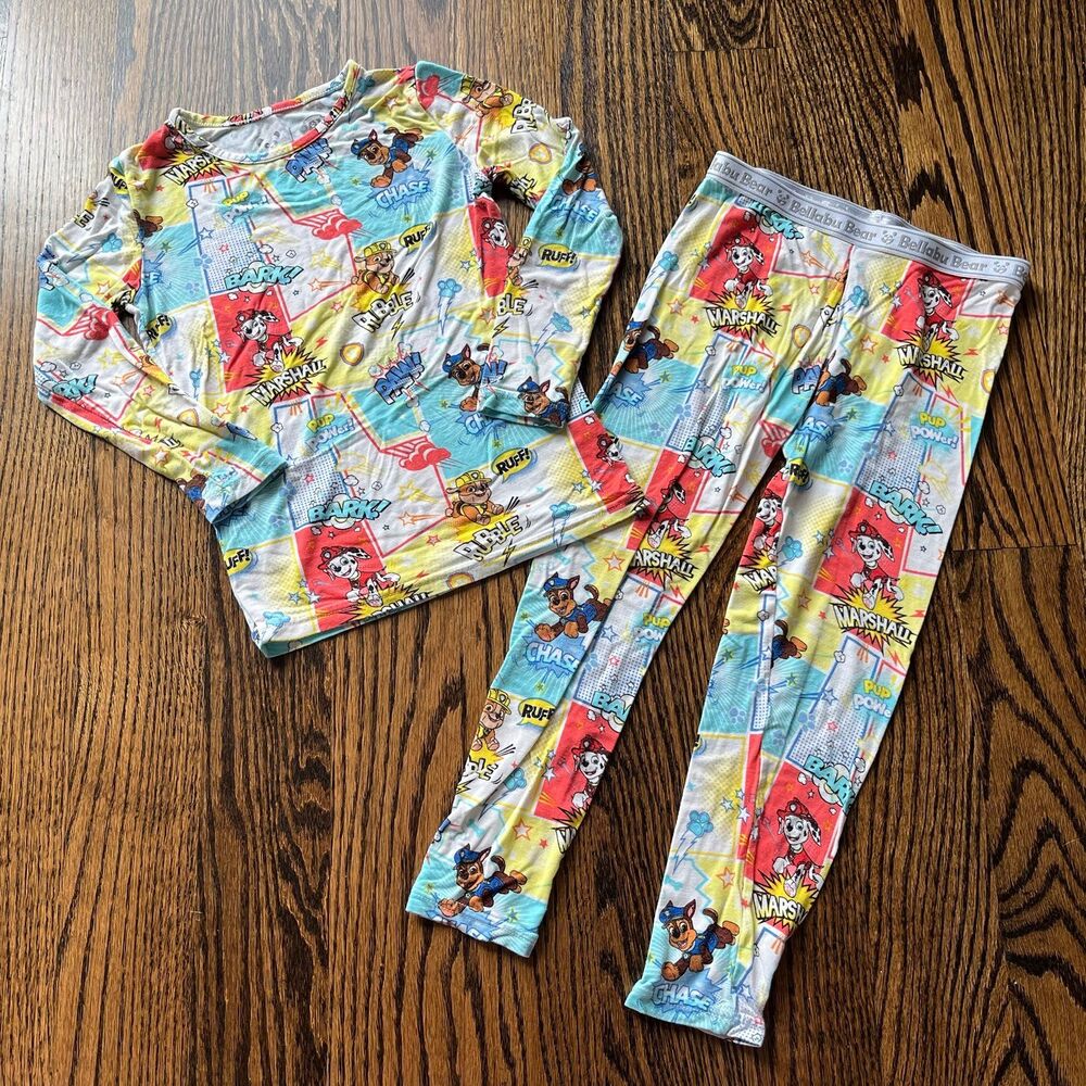 Bellabu Bear x Paw Patrol Bamboo Pajama Set (5T)